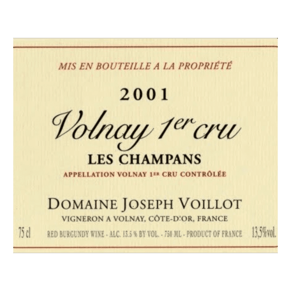 Domaine Joseph Voillot, Volnay Premier Cru, Champans
